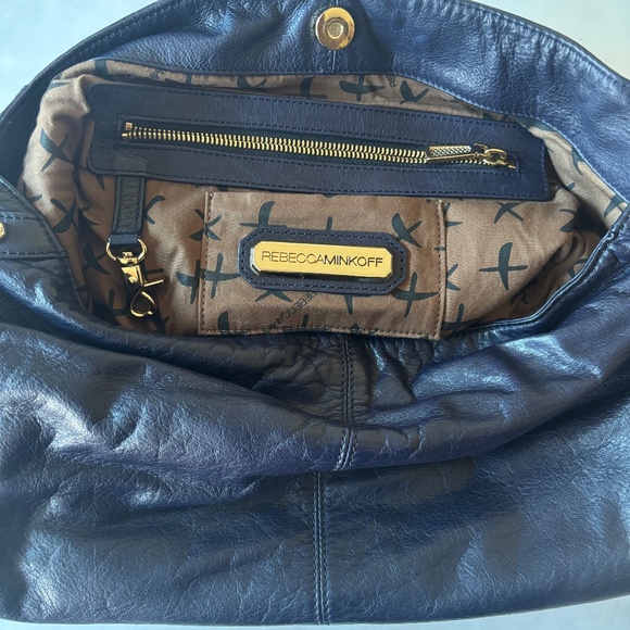 Rebecca Minkoff Nikki Hobo in Dark Navy Blue - Picture 10 of 13